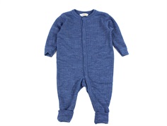 Joha blue nightsuit merino wool